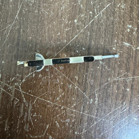 Hickok‎ USA Silver & Gold Tone Sword Tie Clip - Picture 4 of 6